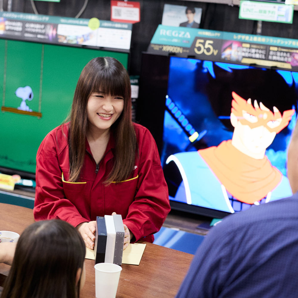 カノデンキの仕事の様子