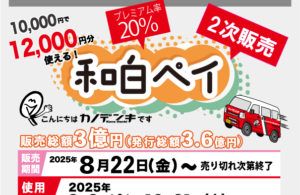 和白ペイ第2弾販売が決定✨
