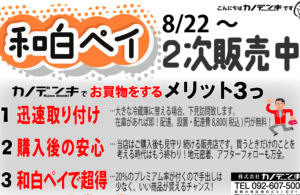 和白ペイ…まだ購入のチャンスあり💰お得に買い物できるのは今！！✨